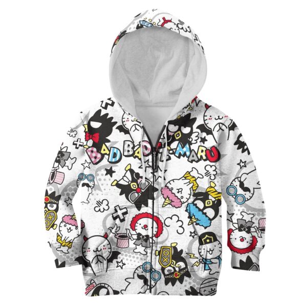 BAD BADTZ MARU Kid Custom Hoodies T-shirt Apparel HD-PET110324K kid 3D apparel Kid Zip Hoodie S/6-8