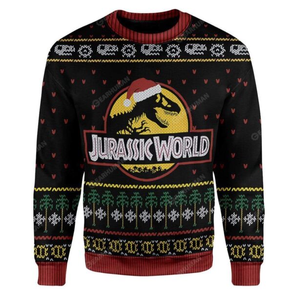 Bearbubble 3D Ugly Jurassic World Christmas T-Shirts Hoodies Apparel BB-GH2911196 3D Custom Fleece Hoodies Long Sleeve S 