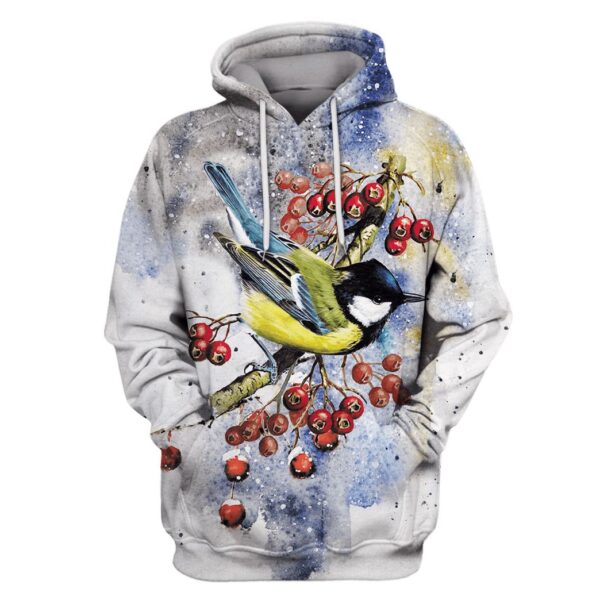 Beautiful Bird Custom T-shirt - Hoodies Apparel HD-PET110384 3D Custom Fleece Hoodies Hoodie S 