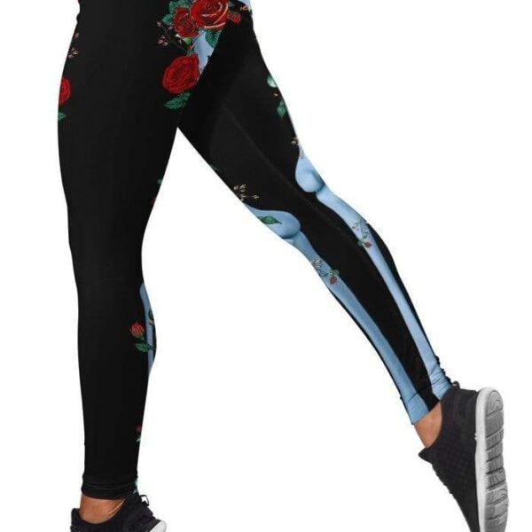 Beautiful flower Full-print Leggings HD-GH20255-LEG Leggings 