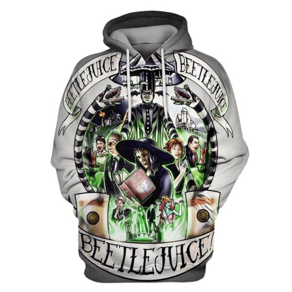 Beetlejuice Tim Burton Hoodies - T-Shirts Apparel MV110184 3D Custom Fleece Hoodies Hoodie S 