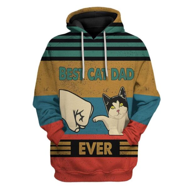 Best Dad Ever Custom Name And Photo T-Shirts Hoodies Apparel AN-DT2001205 3D Custom Fleece Hoodies Hoodie S 