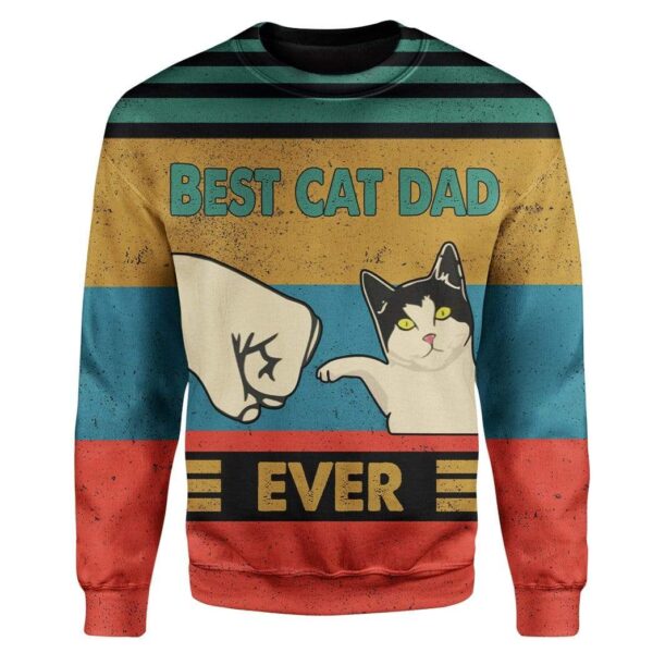 Best Dad Ever Custom Name And Photo T-Shirts Hoodies Apparel AN-DT2001205 3D Custom Fleece Hoodies Long Sleeve S