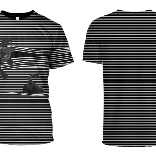 Black cat Hoodies - T-Shirts Apparel PET101115 3D Custom Fleece Hoodies 