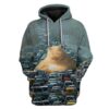 Blursed Roadblock Cat Custom T-Shirts Hoodies Apparel CT-AT3001204 3D Custom Fleece Hoodies Hoodie S