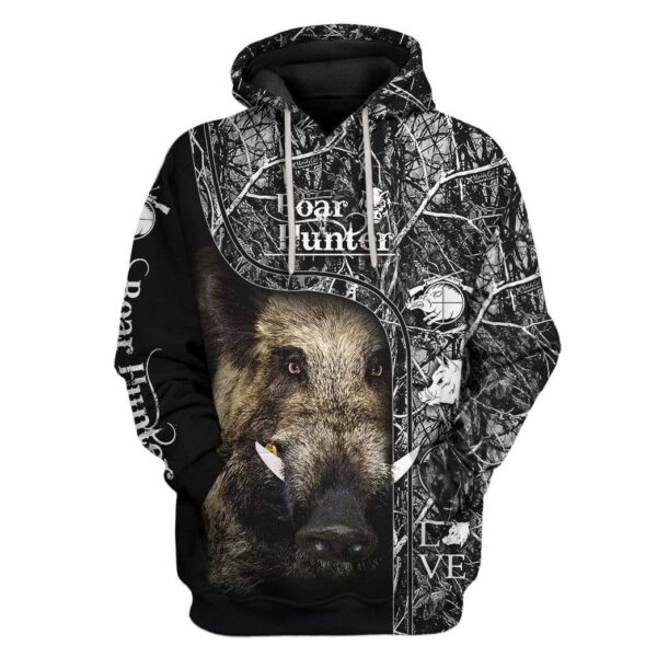 Boar Hunter Custom T-Shirts Hoodies Apparel HT-DT3101203 3D Custom Fleece Hoodies Hoodie S 