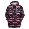 Breast Cancer Awareness Custom T-shirt - Hoodies Apparel HD-CC101100 3D Custom Fleece Hoodies Hoodie S