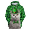 British Shorthair Custom T-shirt - Hoodies Apparel HD-PET110430 3D Custom Fleece Hoodies Hoodie S
