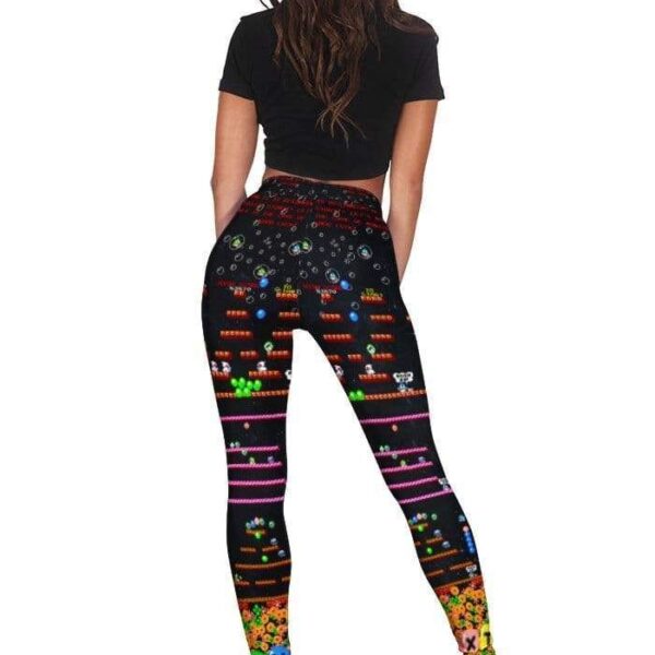 Bubble Bobble Game Full-print Leggings HD-GH20248-LEG Leggings 