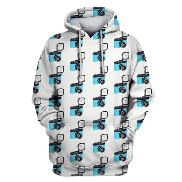 Camera Custom T-shirt - Hoodies Apparel HD-GH110559 3D Custom Fleece Hoodies Hoodie S 