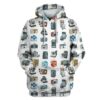 Camera Custom T-shirt - Hoodies Apparel HD-GH110598 3D Custom Fleece Hoodies Hoodie S
