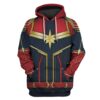 Captain Marvel Custom T-shirt - Hoodies Apparel HD-MV110739 3D Custom Fleece Hoodies Hoodie S