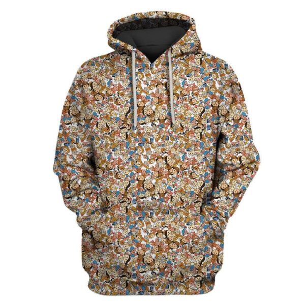 Cartoon characters Custom T-shirt - Hoodies Apparel HD-GH20090 3D Custom Fleece Hoodies Hoodie S 