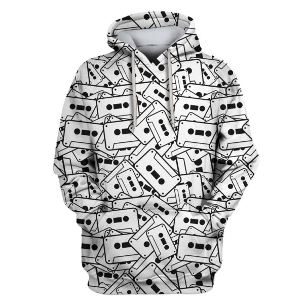 Cassettes Custom T-shirt - Hoodies Apparel HD-GH110576 3D Custom Fleece Hoodies Hoodie S 