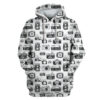 Cassettes Custom T-shirt - Hoodies Apparel HD-GH110590 3D Custom Fleece Hoodies Hoodie S