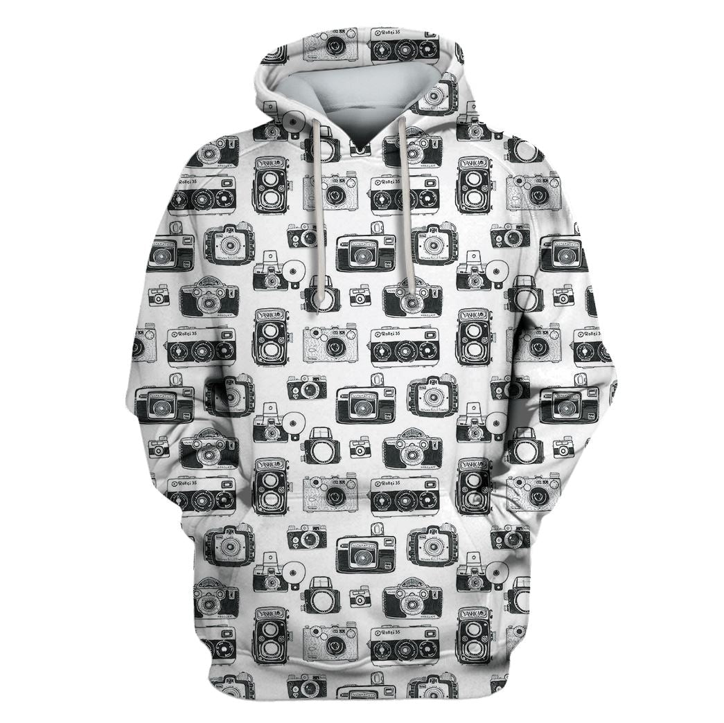 Cassettes Custom T-shirt - Hoodies Apparel HD-GH110590 3D Custom Fleece Hoodies Hoodie S