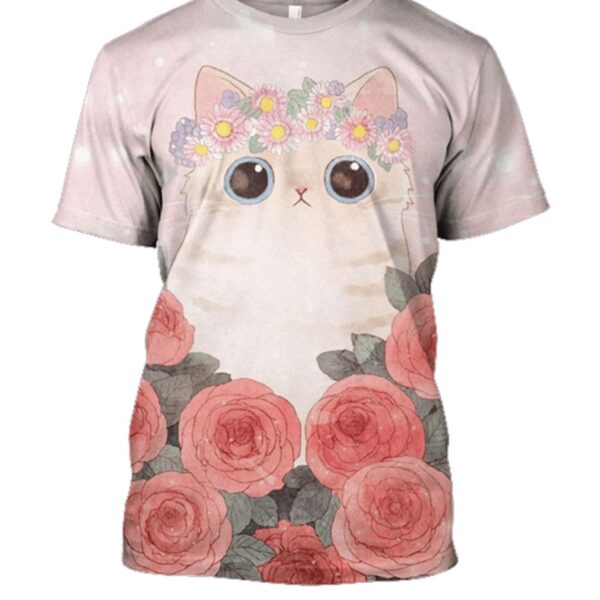 Cat Hoodies - T-Shirt Apparel HL101114 3D Custom Fleece Hoodies T-Shirt S 