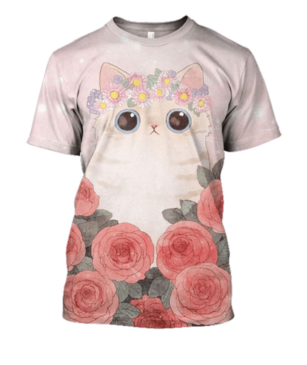 Cat Hoodies - T-Shirt Apparel HL101114 3D Custom Fleece Hoodies T-Shirt S