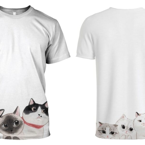 Cat Hoodies - T-Shirt Apparel HL101115 3D Custom Fleece Hoodies 