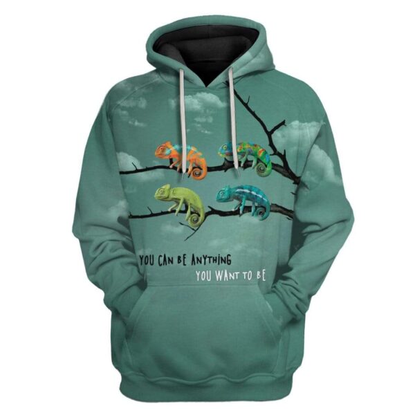 Chameleon Be Anything You Want Custom T-Shirts Hoodies Apparel AN-TA1601202 3D Custom Fleece Hoodies Hoodie S 