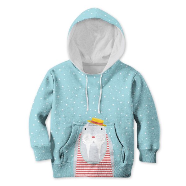 Cherub Water Seal Custom Hoodies T-shirt Apparel HD-PET110378K kid 3D apparel Kid Hoodie S/6-8 