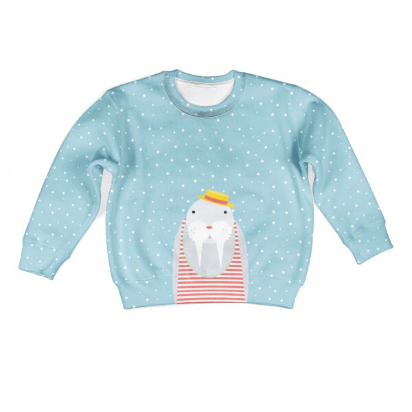 Cherub Water Seal Custom Hoodies T-shirt Apparel HD-PET110378K kid 3D apparel Kid Sweatshirt S/6-8