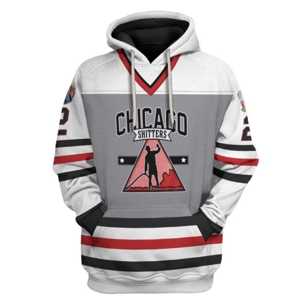 Chicago Shitters Christmas Vacation Hockey Jersey Custom T-Shirts Hoodies Apparel SP-QM1012191 3D Custom Fleece Hoodies Hoodie S 