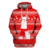 Christmas Custom T-shirt - Hoodies Apparel HD-UGL110125 3D Custom Fleece Hoodies Hoodie S