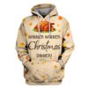 Christmas Dinner Custom T-shirt - Hoodies Apparel HD-GAM101115 3D Custom Fleece Hoodies Hoodie S