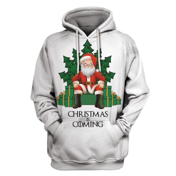 christmas is comming Custom T-shirt - Hoodies Apparel HD-MV110670 3D Custom Fleece Hoodies Hoodie S 