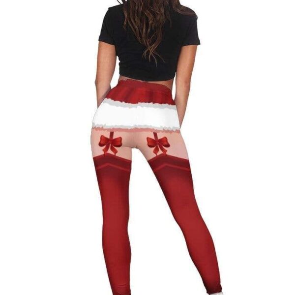 Christmas running Full-print Leggings HD-GH20093-LEG Leggings 