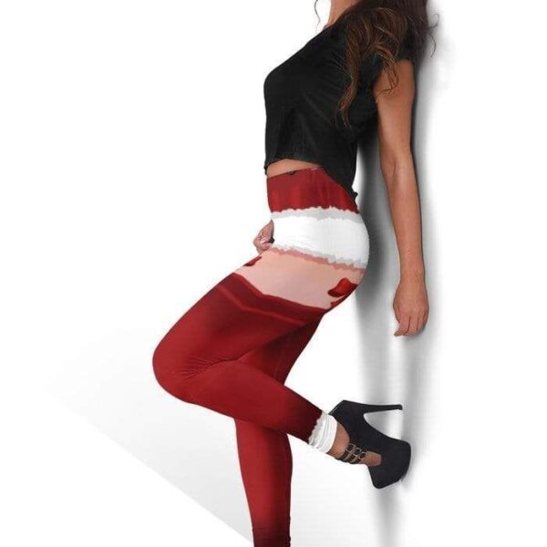 Christmas running Full-print Leggings HD-GH20093-LEG Leggings 