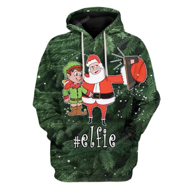 Christmas Santa Custom T-shirt - Hoodies Apparel HD-TA12111906 3D Custom Fleece Hoodies Hoodie S 