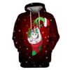 Christmas unicorn Custom T-shirt - Hoodies Apparel HD-MV110591 3D Custom Fleece Hoodies Hoodie S