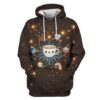 Coffee Drinks OuterSpace Custom T-shirt - Hoodies Apparel GH110398 3D Custom Fleece Hoodies Hoodie S
