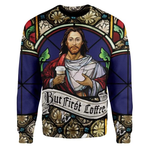 Coffee First Angel Custom T-Shirts Hoodies Apparel JE-TA1301201 3D Custom Fleece Hoodies Long Sleeve S