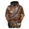 Commando Costume Custom T-shirt - Hoodies Apparel HD-GH20513 3D Custom Fleece Hoodies Hoodie S