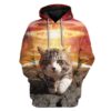 Cool Cat Walk Away From Galaxy Explosions Custom T-Shirts Hoodies Apparel CT-DT2612195 3D Custom Fleece Hoodies Hoodie S