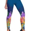 Coral Full Print Leggings 3d legging Leggings
