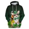 Corgi Custom T-shirt - Hoodies Apparel HD-PET110452 3D Custom Fleece Hoodies Hoodie S
