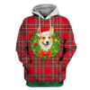 Corgi Custom T-shirt - Hoodies Apparel HD-UGL110111 3D Custom Fleece Hoodies Hoodie S 