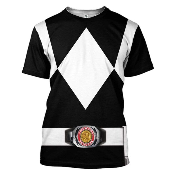 Cosplay Black Power Ranger Custom T-Shirts Hoodies Apparel HD-QM0102203 3D Custom Fleece Hoodies T-Shirt S 