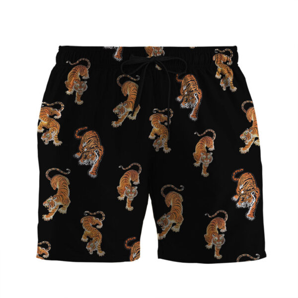 Gearhumans 3D Three Tigers Custom Men Short