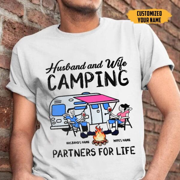 Gearhuman 2D Camping Customized Name Shirt GL17121 2D Shirt