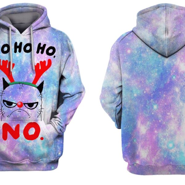 Gearhuman 2D Cat Galaxy Hoodies - T-Shirt Apparel HD-PET101109 3D Custom Fleece Hoodies