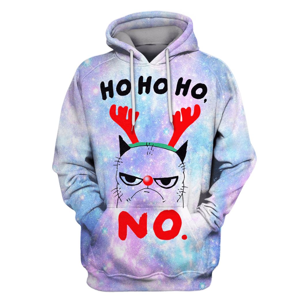 Gearhuman 2D Cat Galaxy Hoodies - T-Shirt Apparel HD-PET101109 3D Custom Fleece Hoodies Hoodie S