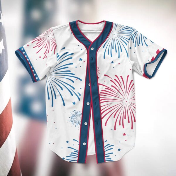 Gearhuman 3D 1776 Patriotic USA Custom Jersey Shirt GW0107218 Jersey Shirt 