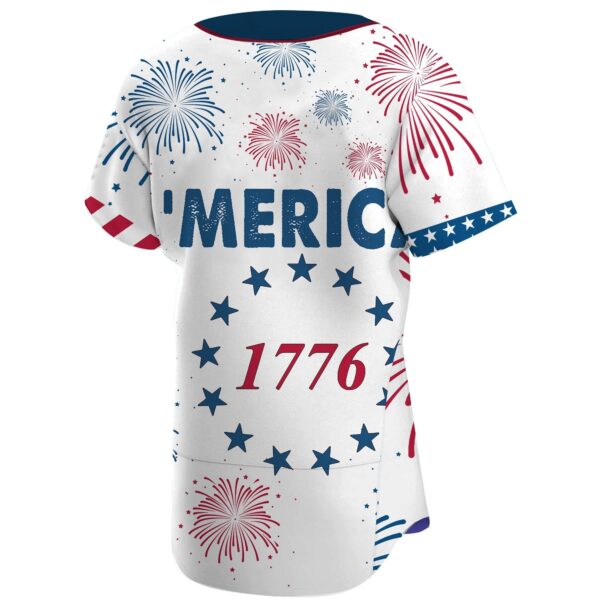 Gearhuman 3D 1776 Patriotic USA Custom Jersey Shirt GW0107218 Jersey Shirt 