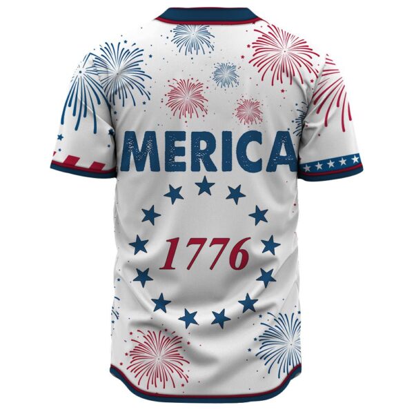 Gearhuman 3D 1776 Patriotic USA Custom Jersey Shirt GW0107218 Jersey Shirt 