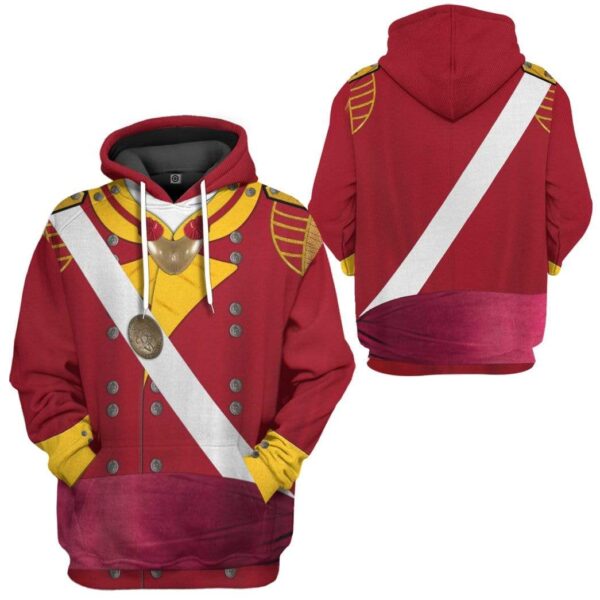 Gearhuman 3D 6th Foot Officer Grenadier Company Custom Hoodie Apparel GV190814 3D Custom Fleece Hoodies